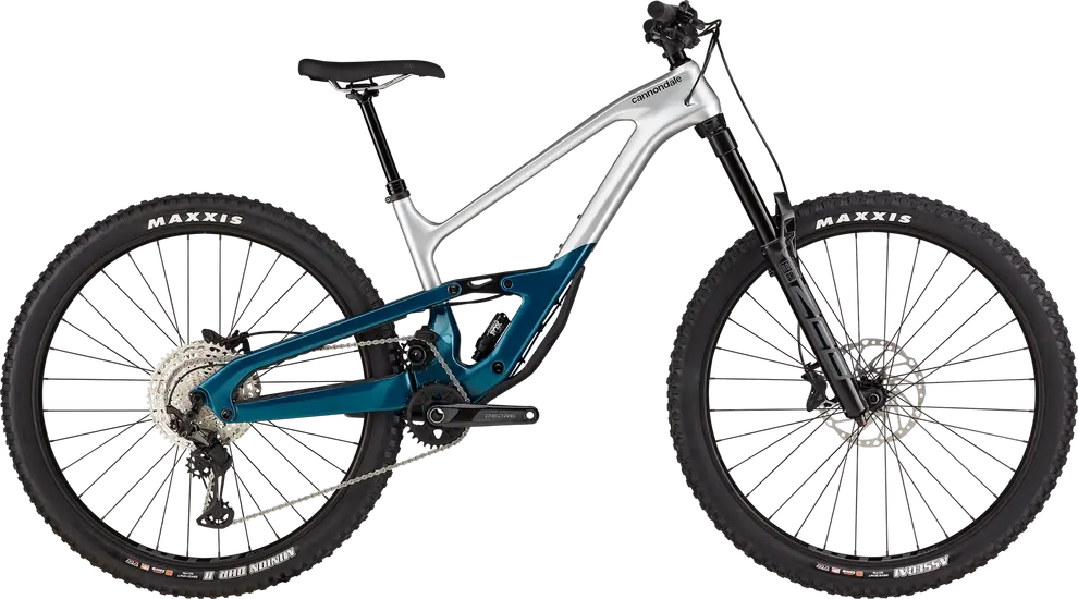 Cannondale jekyll carbon 2 deep teal celoodpruzeny karbonovy enduro bike
