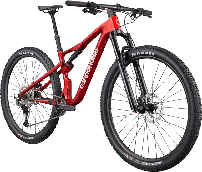 Cannondale scalpel 4 mettalic red celoodpruzeny xc bicykel 1