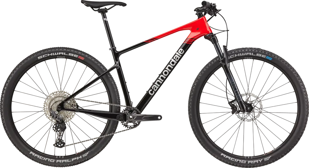 Cannondale scalpel ht carbon 3 rally red karbonovy xc hardtail