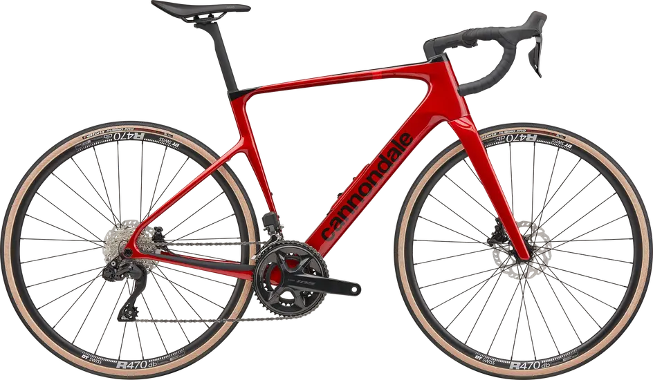Cannondale synapse carbon 4 mettalic red endurance cestny bicykel