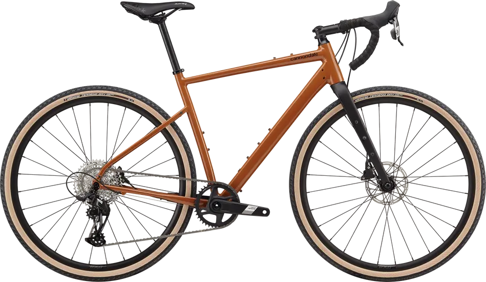 Cannondale topstone alloy apex 1 cinnamon gravel bicykel