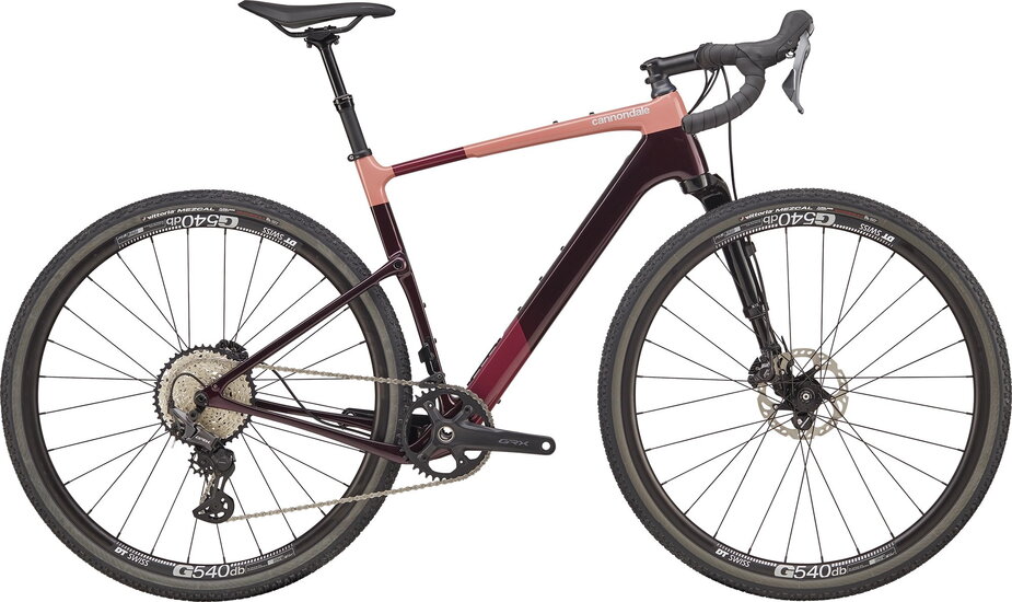 Cannondale topstone carbon 2 lefty royal purple gravel bike