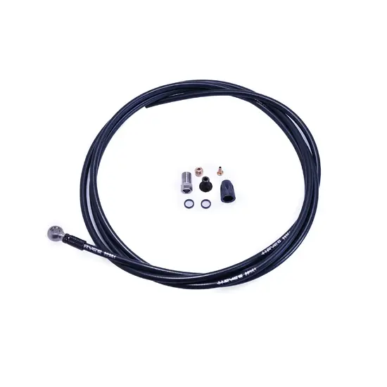 Hayes dominiont2 t4 brake hose kit titanium banjo
