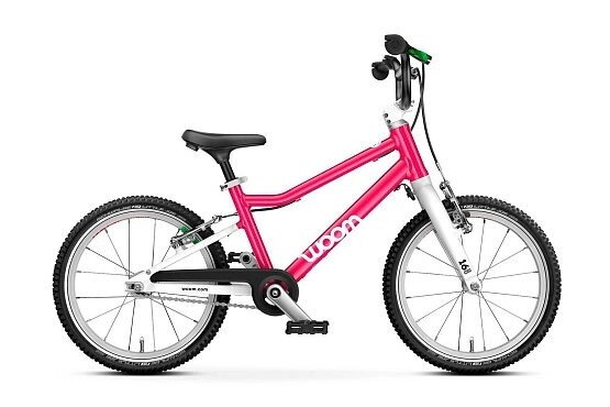 Woom 3 go automagic 16 hot pink detsky bicykel