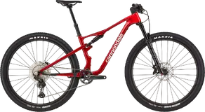 Cannondale scalpel 4 mettalic red celoodpruzeny xc bicykel