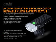 Fenix bc30 v2 2200lm nabijacia usb sada 3500 mah predne svetlo 6
